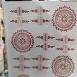 Waterproof Mehndi Tattoo Stickers – Red Henna Designs - Buy Online in Pakistan at Cosmia.pk