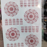Waterproof Mehndi Tattoo Stickers – Red Henna Designs - Buy Online in Pakistan at Cosmia.pk
