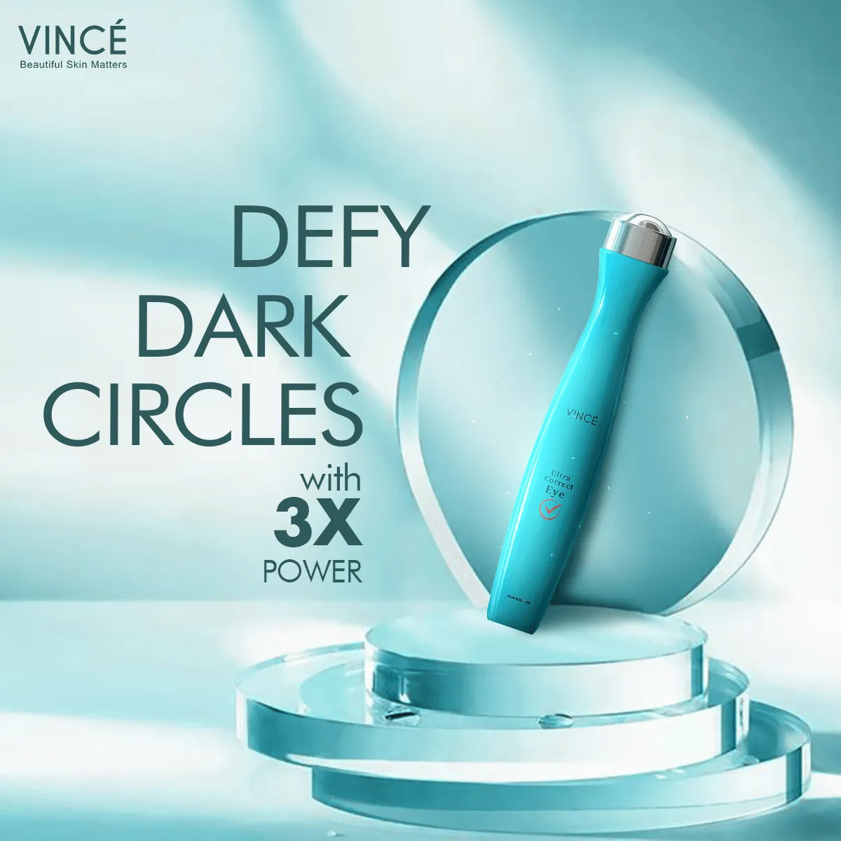 Vince Ultra Correct Eye Roller - 15ml - Buy Online in Pakistan at Cosmia.pk
