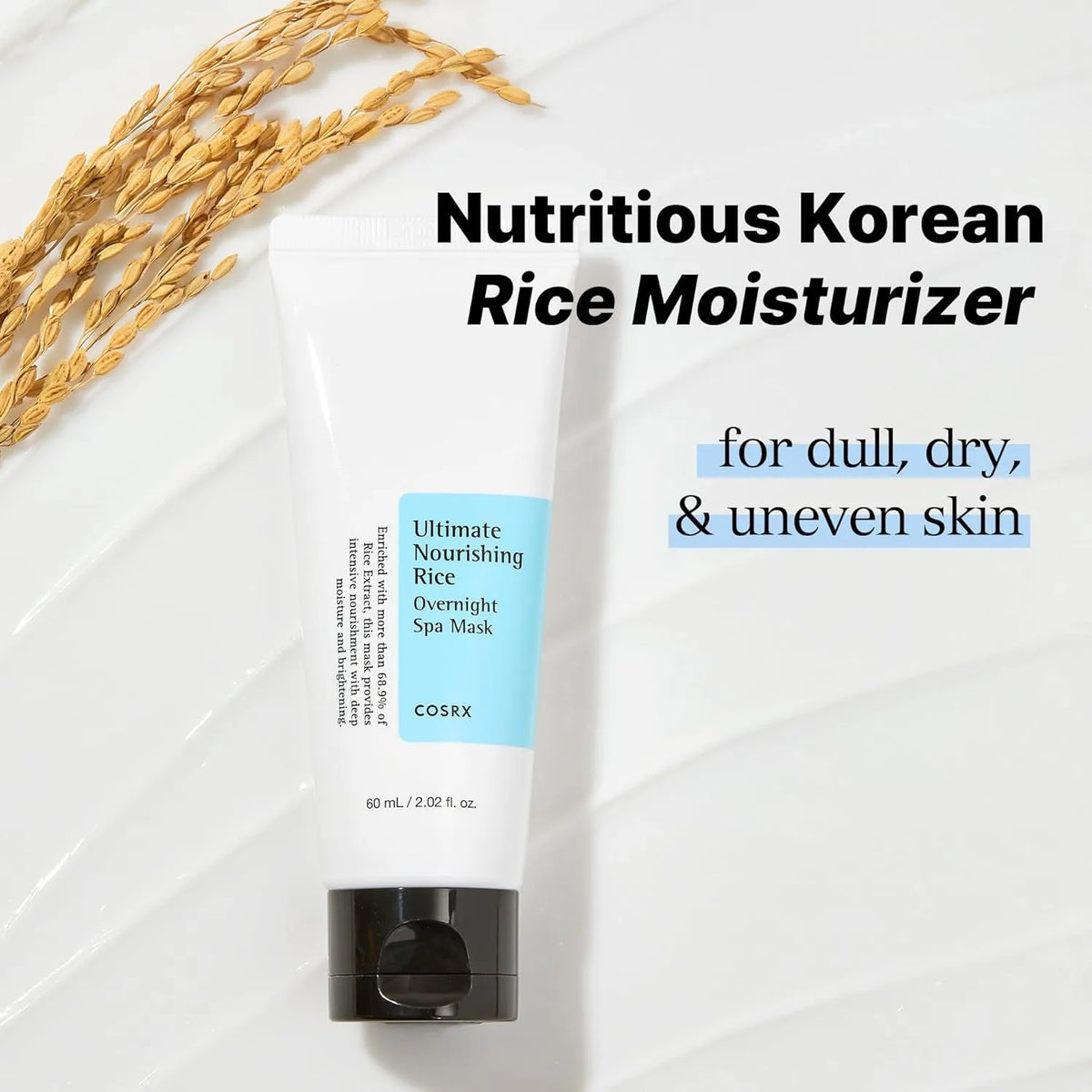 Cosrx - Ultimate Nourishing Rice Overnight Spa Mask - 600ml - Buy Online in Pakistan at Cosmia.pk
