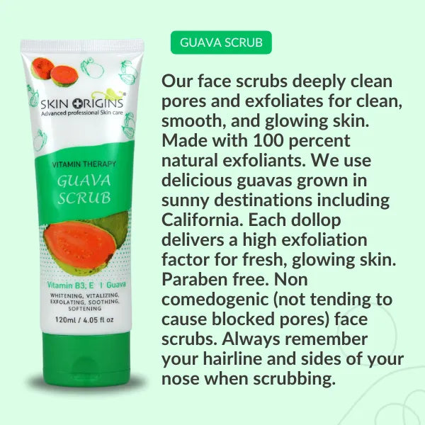 Skin Origins Guava Scrub 120ml - Buy Online in Pakistan at Cosmia.pk