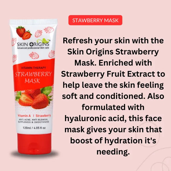 Skin Origins Strawberry Mask 120ml - Buy Online in Pakistan at Cosmia.pk