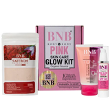 BNB Pink Glow Kit ( Toneup Facewash - 120ml + Saffron Mask - 120gm + Pink Glow Sunscreen Spf 60 - 50gm) - Buy Online in Pakistan at Cosmia.pk