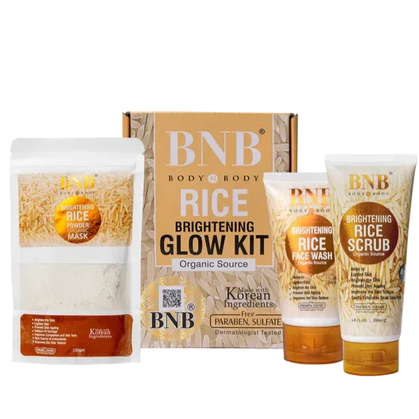 BNB Rice Extract Bright & Glow Kit (Original) - Buy Online in Pakistan at Cosmia.pk