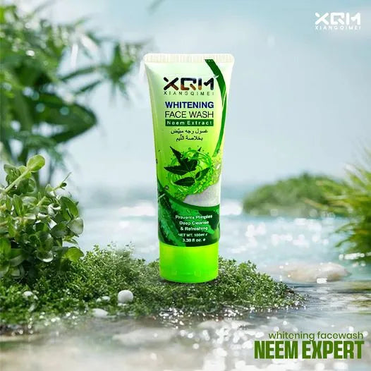 XQM Whitening Neem Extracts Face Wash - 100ml - Buy Online in Pakistan at Cosmia.pk