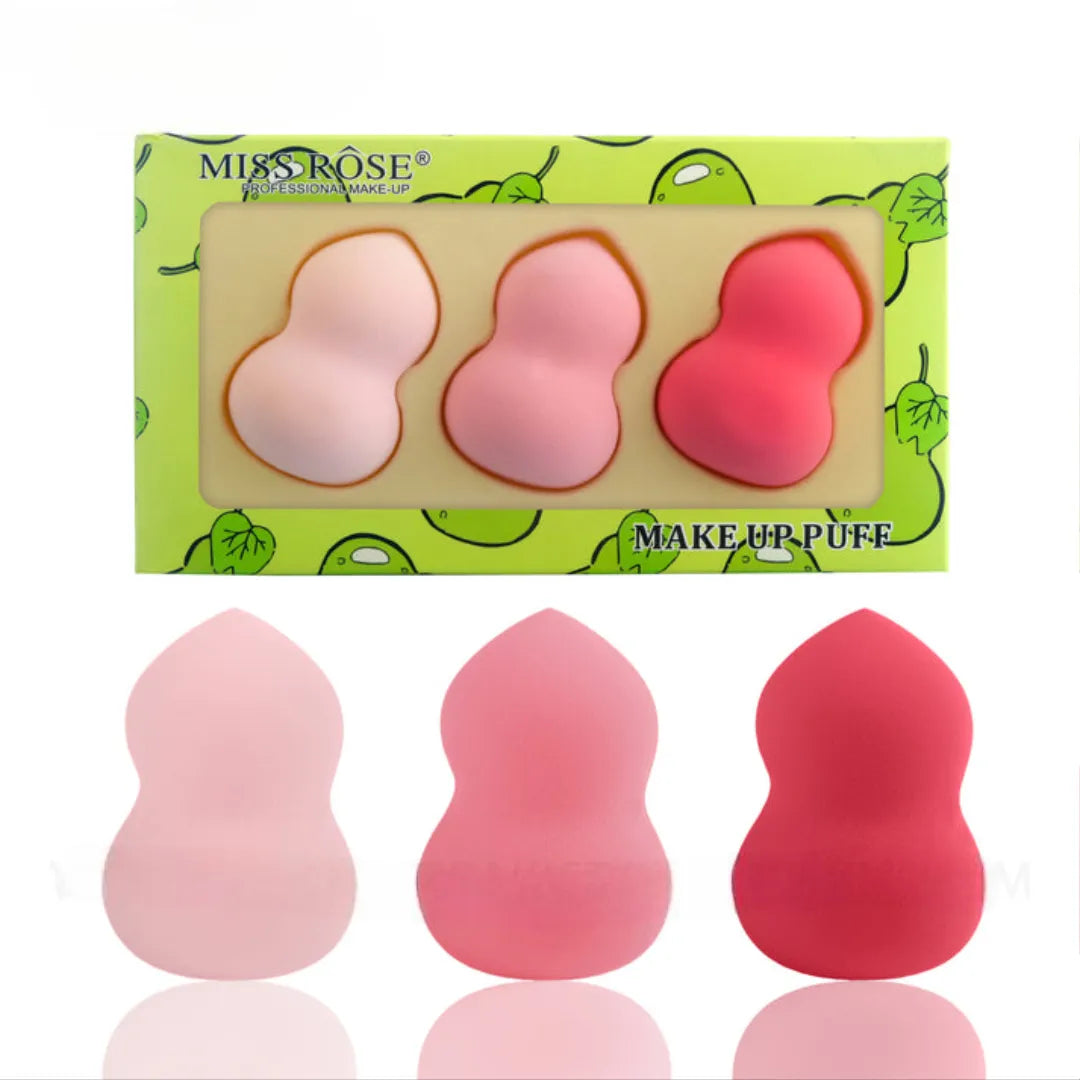 Miss Rose Versatile Beauty Puff – Pack of 3 - Buy Online in Pakistan at Cosmia.pk