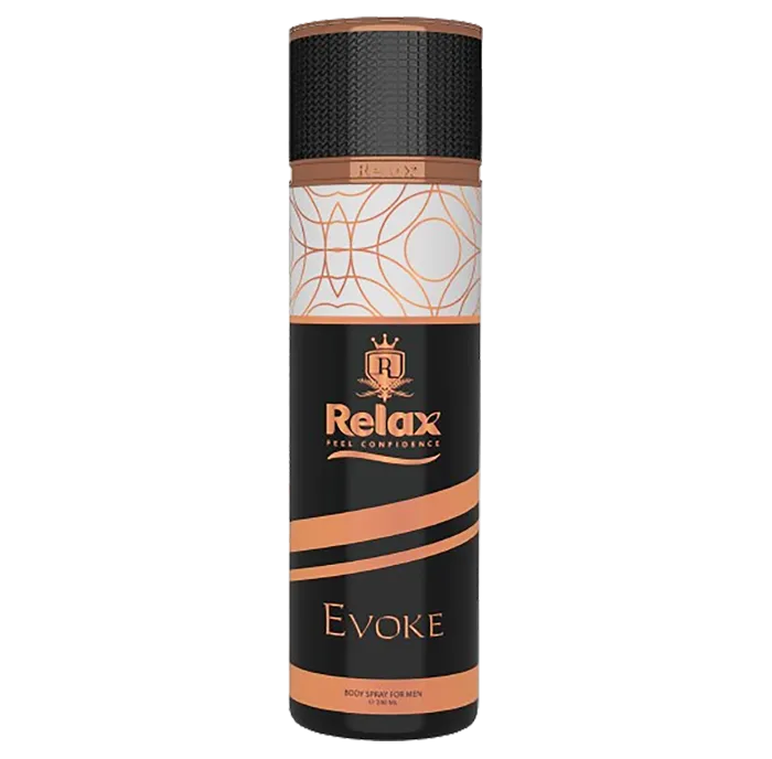 Relax Evoke Body Spray For Men - 200ml - Buy Online in Pakistan at Cosmia.pk