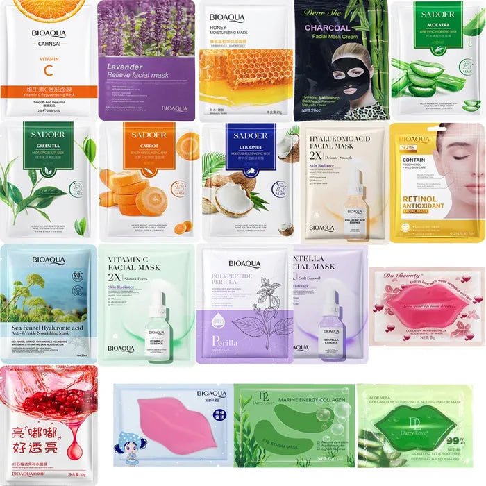 BIOAQUA Pack Of 10 - Sheet Maks- 30g - Buy Online in Pakistan at Cosmia.pk