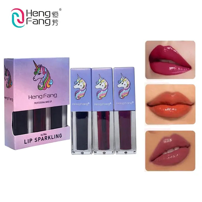 Heng Fang Ultra Lip Sparkling Tints – Unicorn Edition 3 pcs Lip Tint - Buy Online in Pakistan at Cosmia.pk
