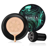 Sunisa water beauty air CC cream compact with mushroom sponge