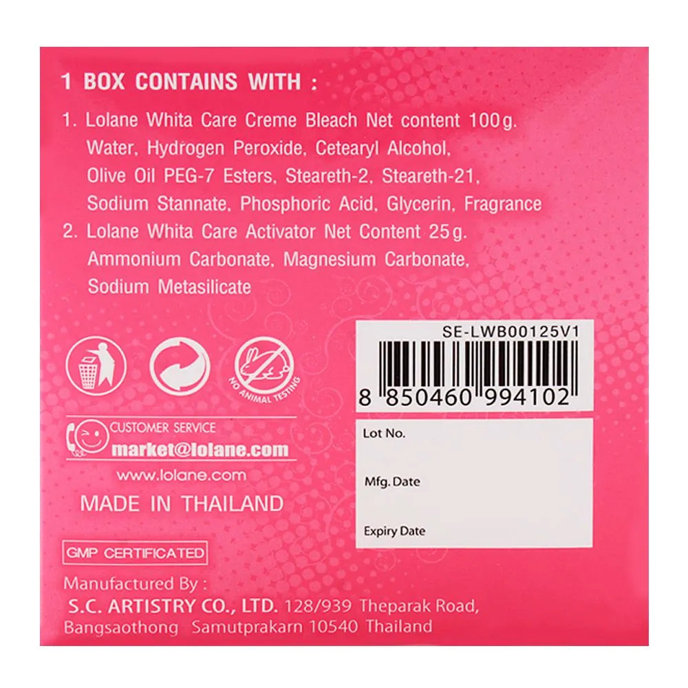 Lolane Whita Care Creme Bleach - Buy Online in Pakistan at Cosmia.pk