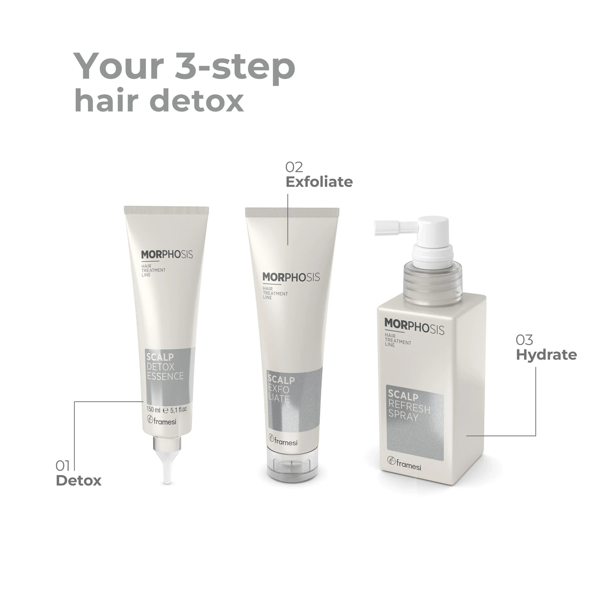 Framesi - Morphosis Scalp Exfoliate 150ml - Buy Online in Pakistan at Cosmia.pk