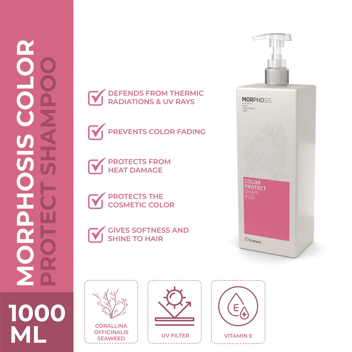 Framesi - Color Protect Shampoo - 1000 ml - Buy Online in Pakistan at Cosmia.pk