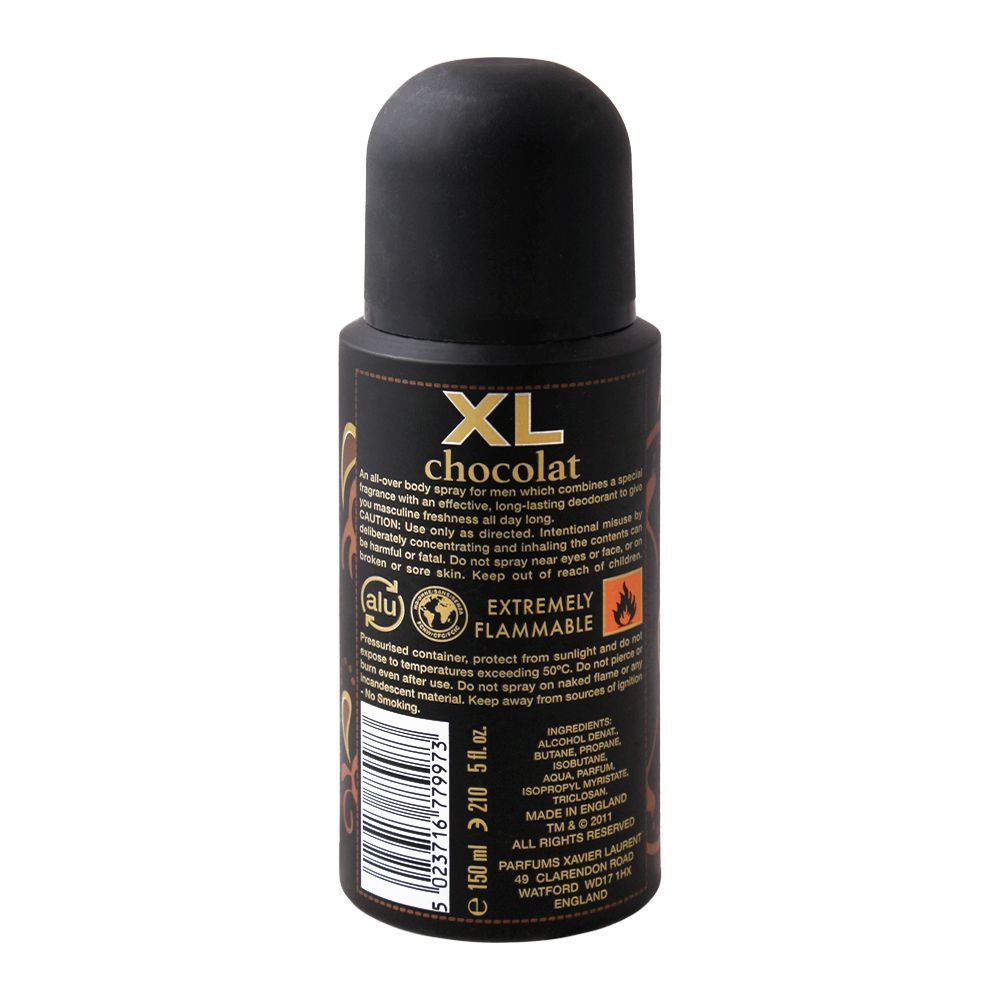 Xavier Laurent XL Chocolate Body Spray – 150ml - Buy Online in Pakistan at Cosmia.pk