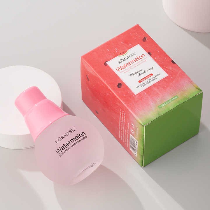 KORMESIC Watermelon Niacinamide Luminous Serum 45ml box and bottle