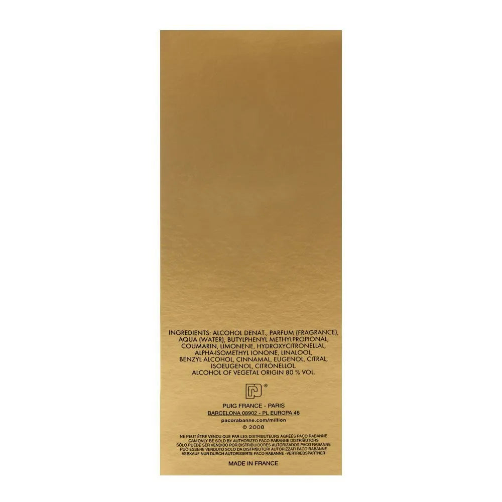 Paco Rabanne 1 Million Eau de Toilette - High Quality with 24 Hours - Buy Online in Pakistan at Cosmia.pk