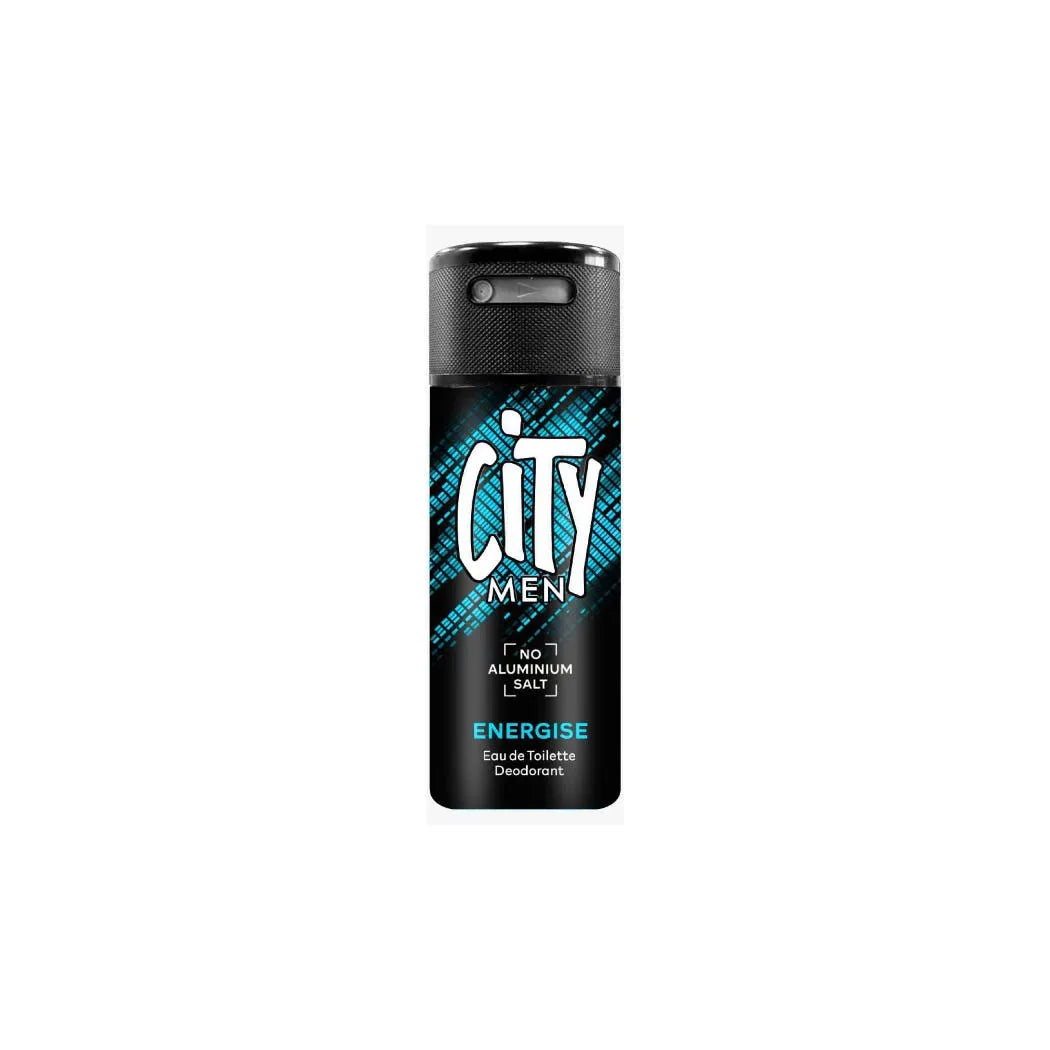 City Men Deodorant Spray For Men Energise - 150ml - Buy Online in Pakistan at Cosmia.pk