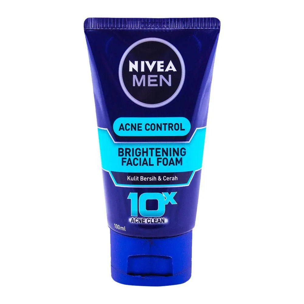 Nivea Men Acne Control Brightening Facial Foam - 100ml - Buy Online in Pakistan at Cosmia.pk