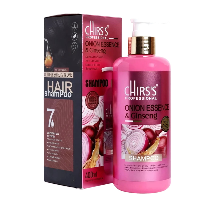 Chris's Professional Onion Essence Ginseng Shampoo - 400ml - Buy Online in Pakistan at Cosmia.pk