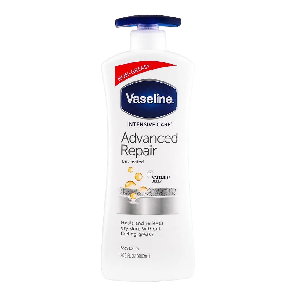 Vaseline Intensive Care Advanced Repair Unscented Body Lotion, 600ml - Buy Online in Pakistan at Cosmia.pk