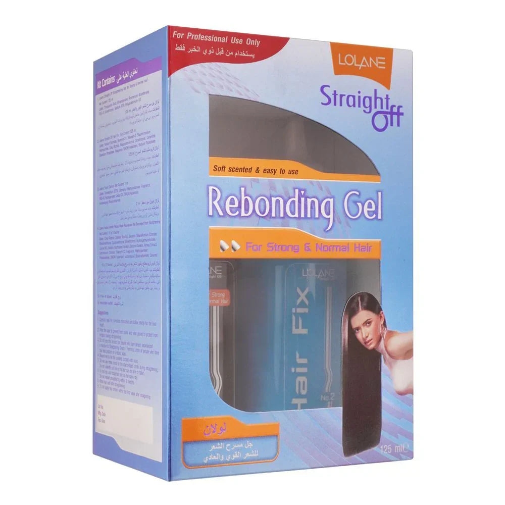 Lolane Straight Off Rebonding Gel 125ml - Buy Online in Pakistan at Cosmia.pk