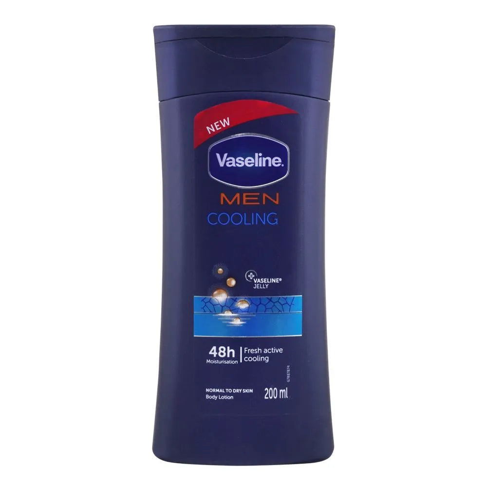 Vaseline Men Cooling 48H Body Lotion - 200ml - Buy Online in Pakistan at Cosmia.pk