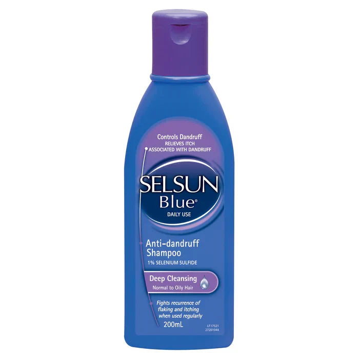 Selsun Blue Deep Cleansing Anti-Dandruff Shampoo - 200ml - Buy Online in Pakistan at Cosmia.pk