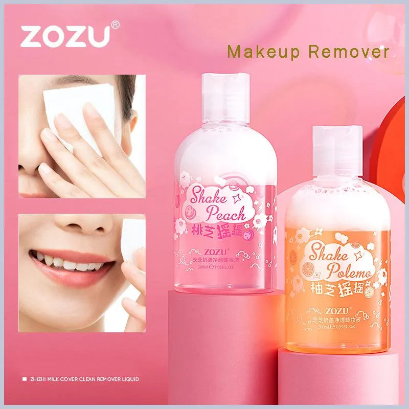 ZOZU Milk Cover Clean Makeup Remover Liquid - 200ml - Buy Online in Pakistan at Cosmia.pk