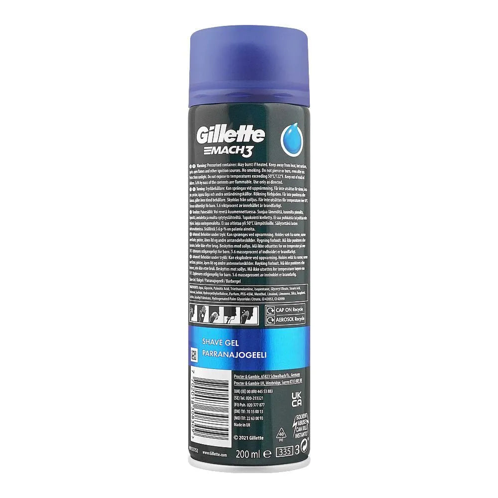 Gillette Mach3 Extra Comfort Shave Gel - 200 ml - Buy Online in Pakistan at Cosmia.pk