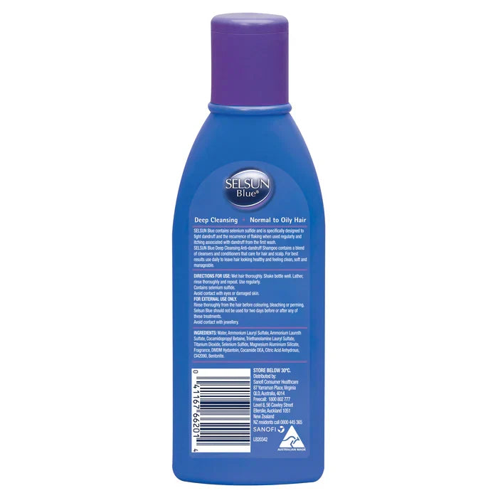 Selsun Blue Deep Cleansing Anti-Dandruff Shampoo - 200ml - Buy Online in Pakistan at Cosmia.pk