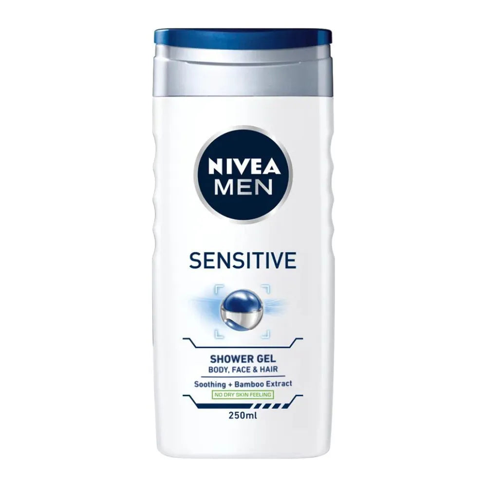 Nivea Men Sensitive Shower Gel - 250ml - Buy Online in Pakistan at Cosmia.pk