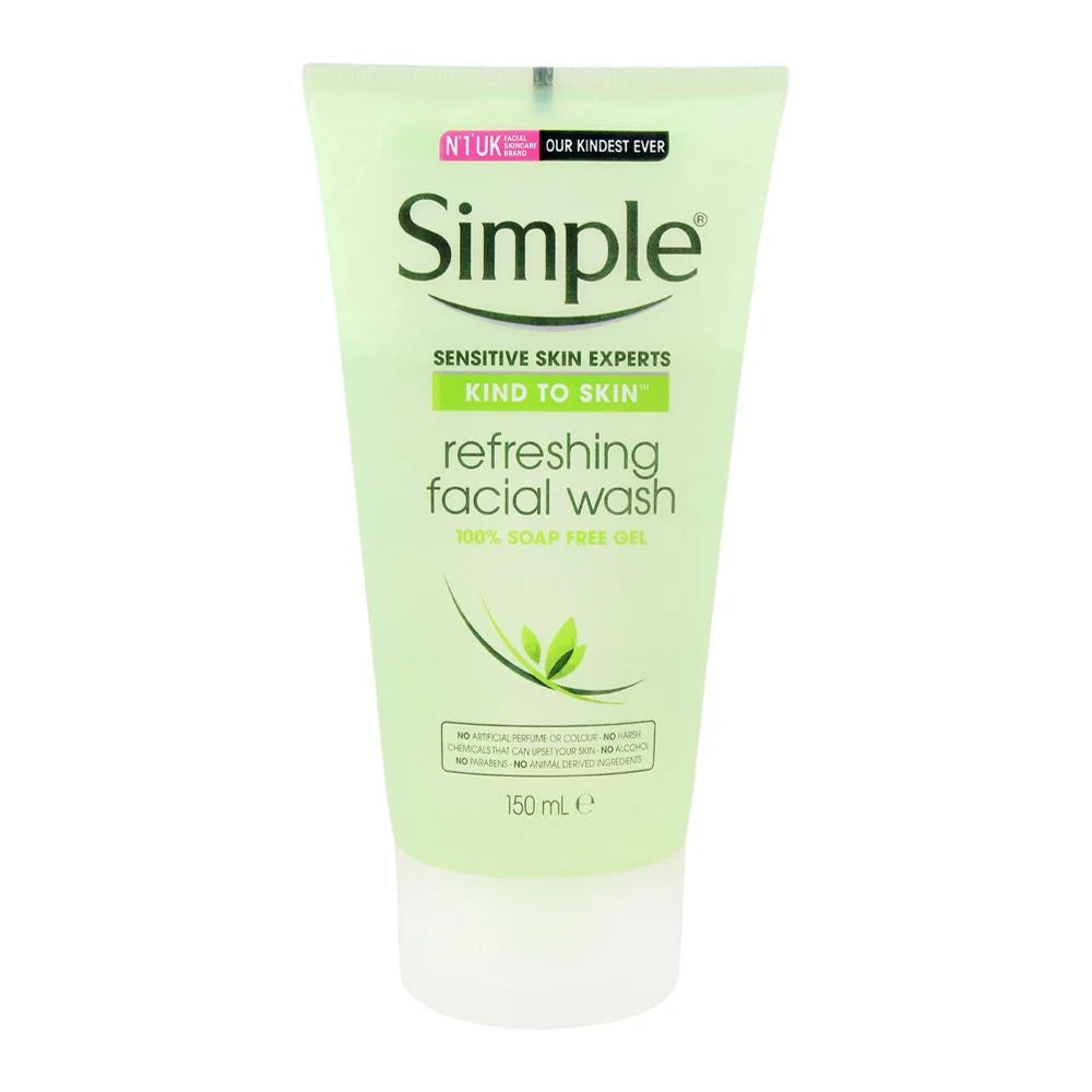 Simple Kind to Skin Refreshing Facial Wash Gel - 150ml - Buy Online in Pakistan at Cosmia.pk