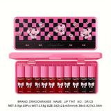 10 Pcs Dragon Kitty Liptint+ Lipgloss - Buy Online in Pakistan at Cosmia.pk