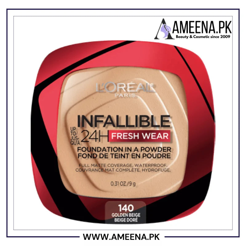 L'Oreal Paris Makeup Infallible Fresh Wear Foundation in a Powder - Buy Online in Pakistan at Cosmia.pk