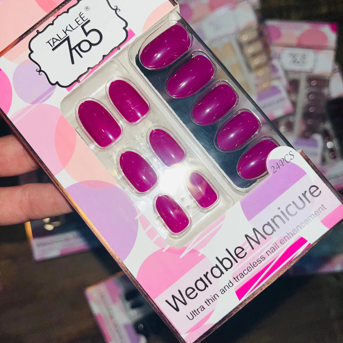 7To5 Talklee Wearable Artifical Nails With Free Stickers - Buy Online in Pakistan at Cosmia.pk