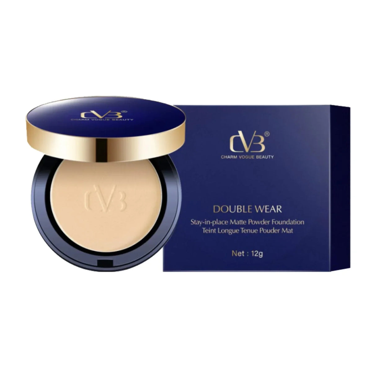 CVB Double Wear matte face powder  - 12g - Buy Online in Pakistan at Cosmia.pk
