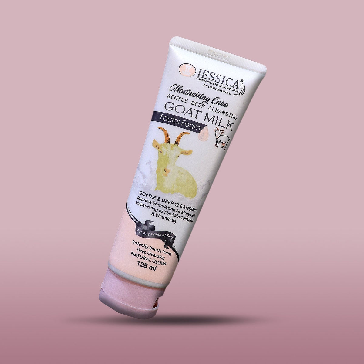 Jessica Goat Milk Facial Foam Face Wash 125ml - Buy Online in Pakistan at Cosmia.pk
