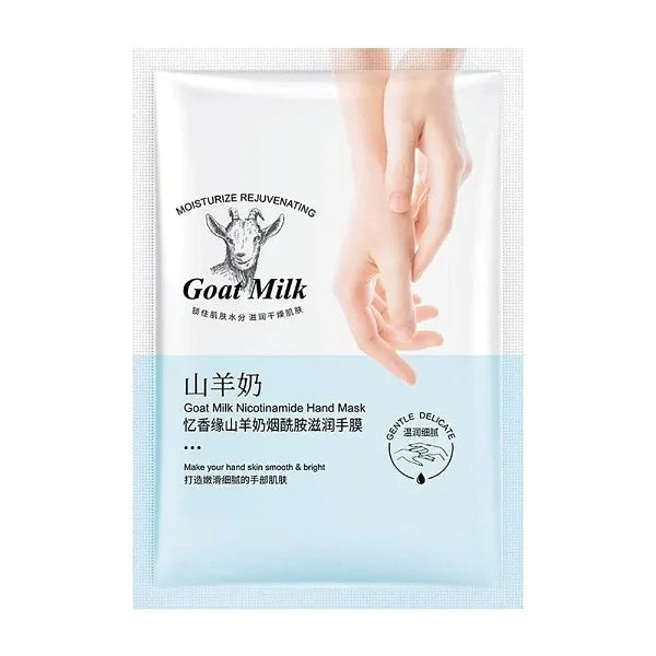 Exgyan Goat Milk Nicotinamide Hand Mask - Buy Online in Pakistan at Cosmia.pk