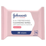 Johnson’s Make-up Be Gone 5-in-1 Refreshing Cleansing Wipes - 25-Pack - Buy Online in Pakistan at Cosmia.pk