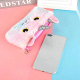 Unicorn Plush | Fur Pencil Pouch - Buy Online in Pakistan at Cosmia.pk