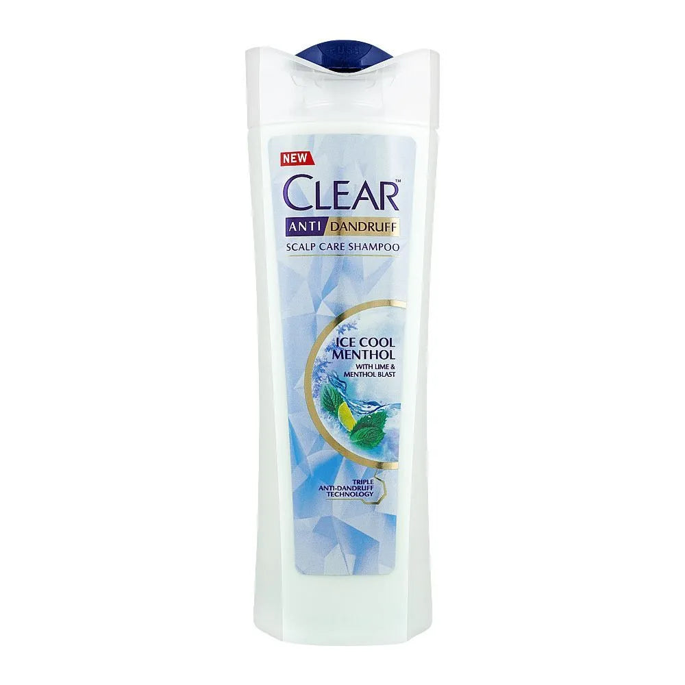 Clear Anti-Dandruff Ice Cool Menthol Shampoo, Thai, 330ml - Buy Online in Pakistan at Cosmia.pk