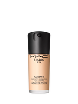 MAC-Style Studio Fix Fluid Foundation side view - inspired dupe