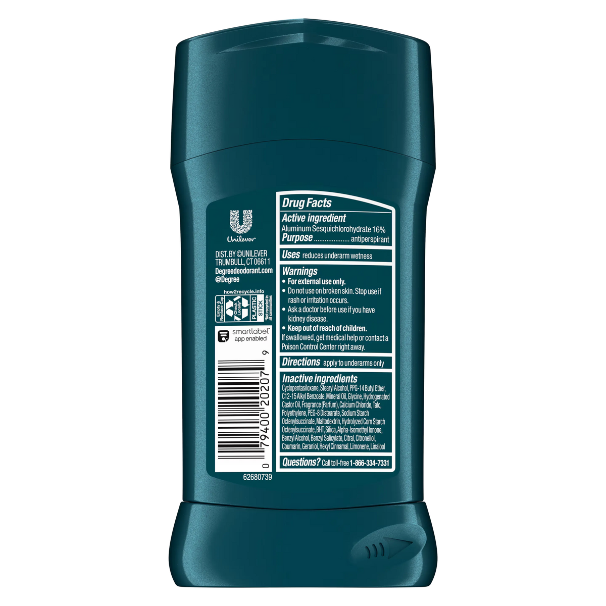 Degree Extreme Antiperspirant Deodorant Stick for Men - 76g - Buy Online in Pakistan at Cosmia.pk