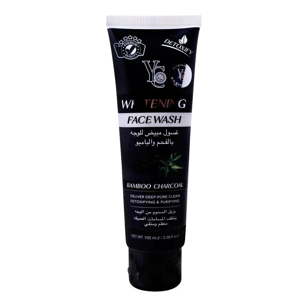 YC Whitening Bamboo Charcoal Face Wash - 100ml - Buy Online in Pakistan at Cosmia.pk