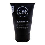 Nivea Men Deep Anti-Impurities Clean Face & Beard Wash, Black Carbon - Buy Online in Pakistan at Cosmia.pk