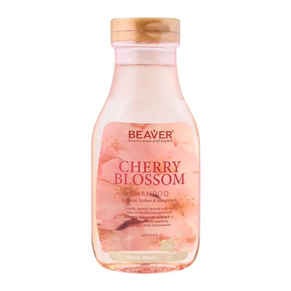 Beaver Cherry Blossom Miracle Beauty Power Shampoo - 350ml - Buy Online in Pakistan at Cosmia.pk