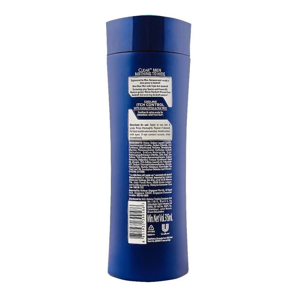 Clear Men Anti-Dandruff Cooling Itch Control Shampoo, 315ml - Buy Online in Pakistan at Cosmia.pk