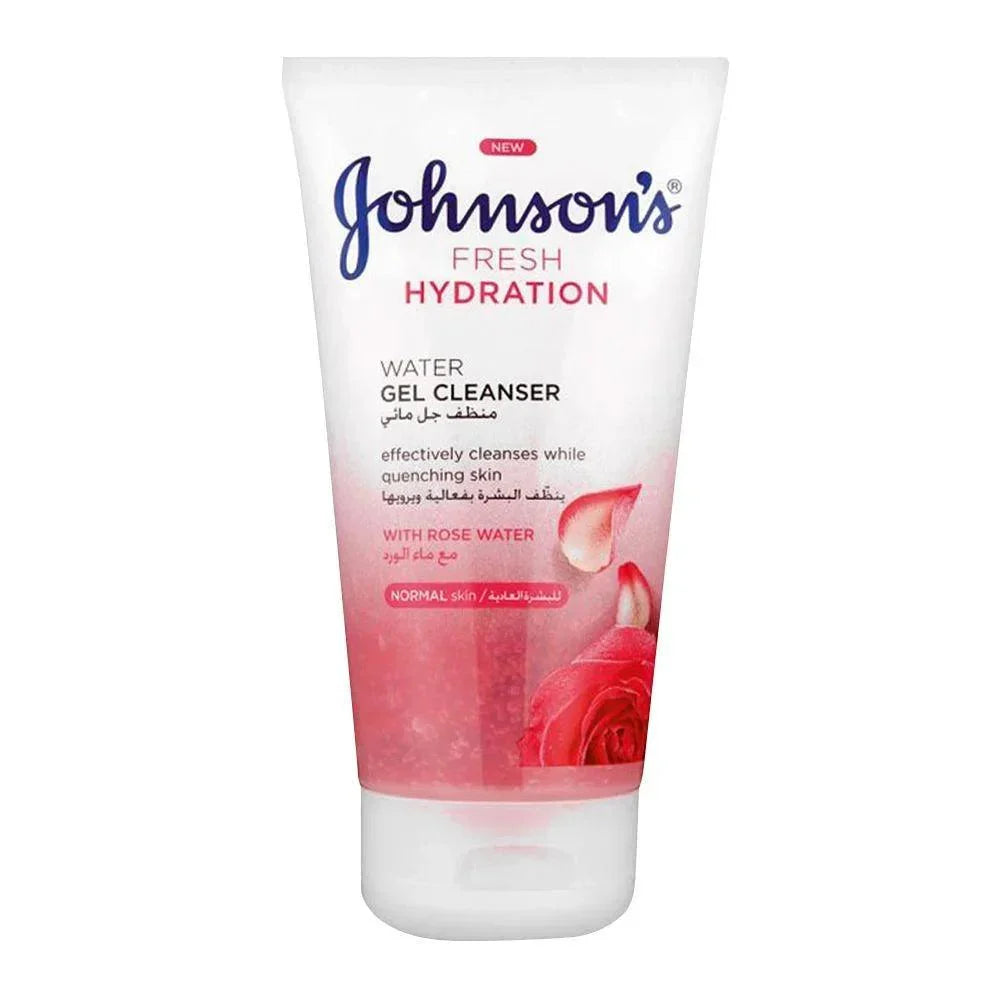 Johnson's Fresh Hydration Water Gel Cleanser, With Rose Water, Normal Skin, 150ml - Buy Online in Pakistan at Cosmia.pk