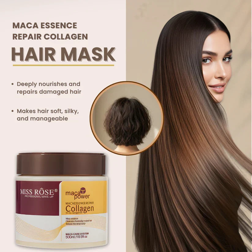 Miss Rose  Collagen Hair Mask - 500ml - Buy Online in Pakistan at Cosmia.pk
