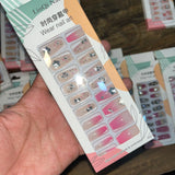 Linqi Artifical Nails With Free Stickers (24Pcs) - Buy Online in Pakistan at Cosmia.pk